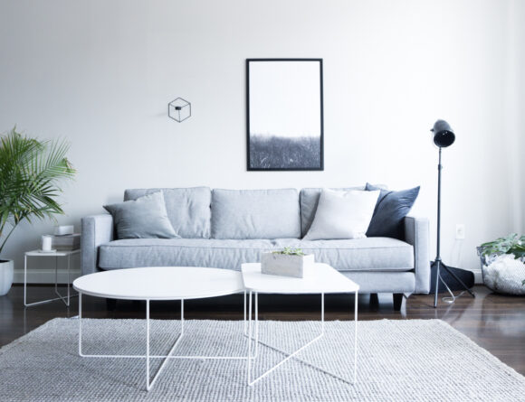 minimalist living room home interior grey white rg daily blog