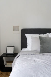 Calming Scandinavian Bedroom Details - Grey and White - RG Daily Blog