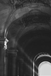 Paris in Black and White ~ Lighting and Shadows of the Louvre Architecture / RG Daily Travel Blog