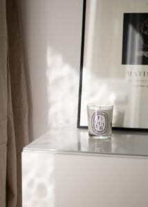 Diptyque Paris Candle Perfume ~ Interior Decor Details, Beauty Fragrance, French Aesthetic, Product Photography, Light Shadows, Shadow Play, Minimalist Style, Home, Styling - RG Daily Blog