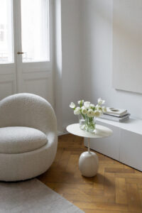 SOFACOMPANY, Maya Cream Boucle, Beige Interior Aesthetic