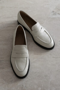 Flattered ~ Cream Leather Loafers — RG Daily